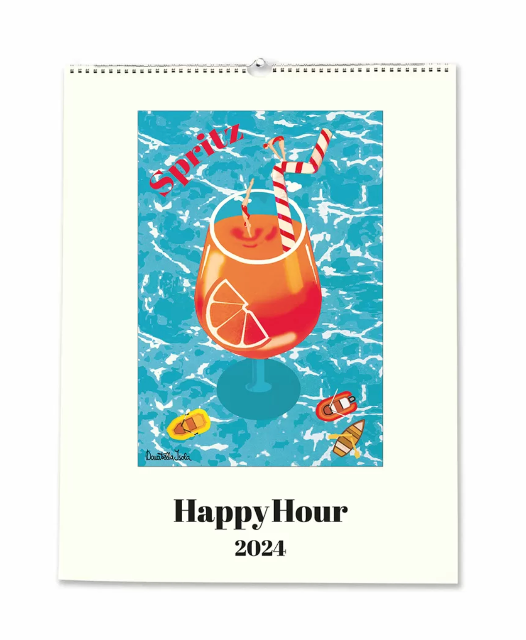 2024 Medium Art Calendar -Happy Hour