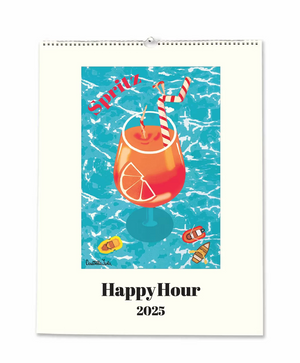 2025 Medium Art Calendar -Happy Hour