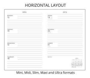 2025 12-month Flexi Planner - Skybird