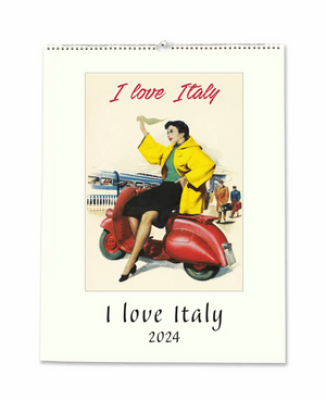 2024 Medium Art Calendar - I Love Italy