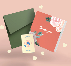 Floral Thank You Card