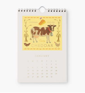 2025 Kitchen Calendar - Cheese