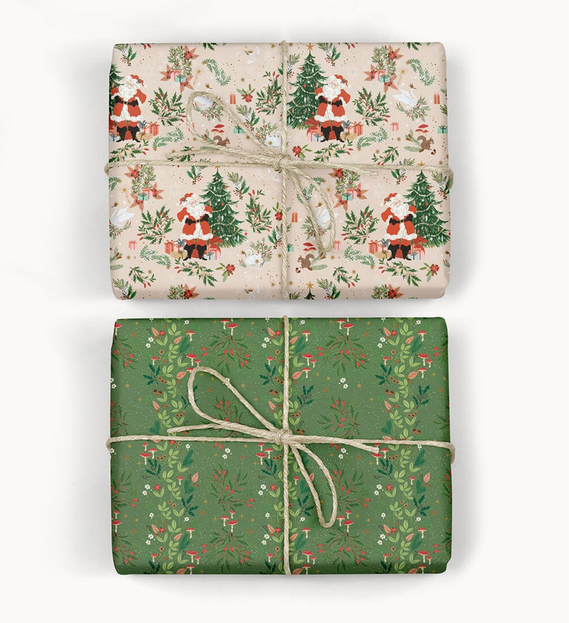 Jolly Santa/ Twinkle Gift Wrap