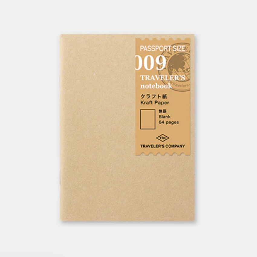 Traveler's Notebook Passport Refill - Kraft Paper 009