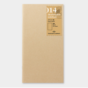 Traveler's Notebook Refill - Kraft Paper 014