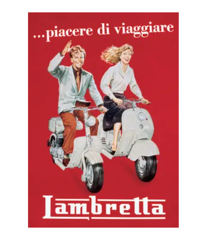 Vintage Italian Poster - Lambretta