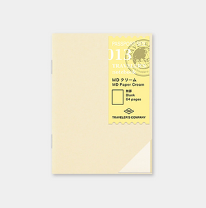 Traveler's Notebook Passport Refill - MD Cream Paper 013