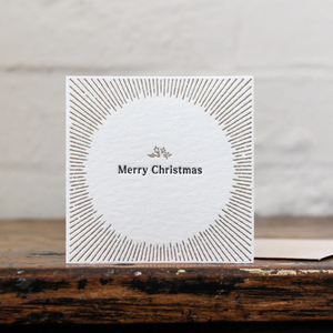 Letterpress Christmas Notecards - Square