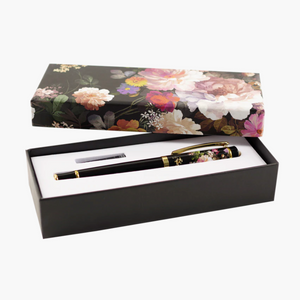 Designer Fountain Pen - Midnight Floral