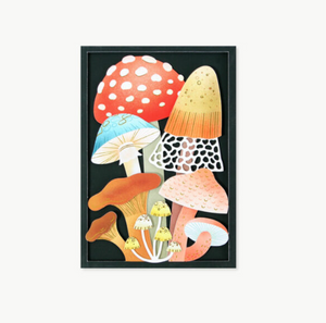 Mushrooms - Layered Die-Cut Greeting Card