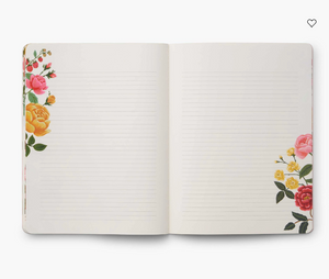 2025 Monthly Planner Notebook - Roses