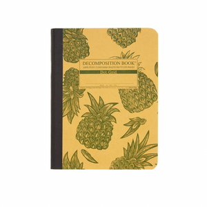 Pineapples Large Dot Grid Notebook