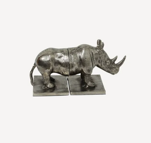 Rhino Bookends