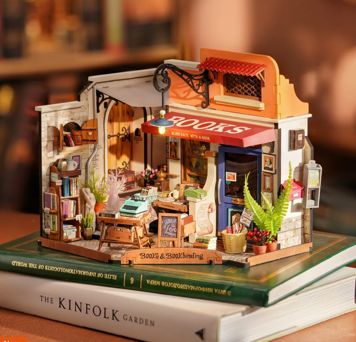 DIY Miniature House - Corner Bookstore