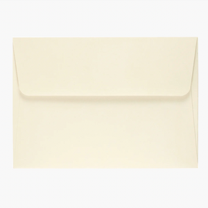 Cream C6 envelope