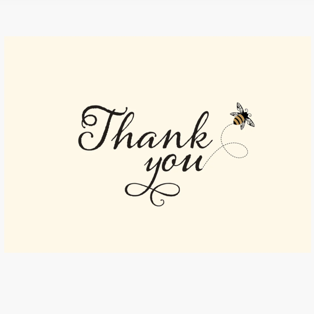 Thank You Bumblebee Notecard