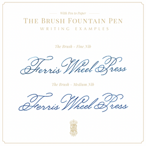 Limited Edition- Glistening Glass Brush Fountain Pen