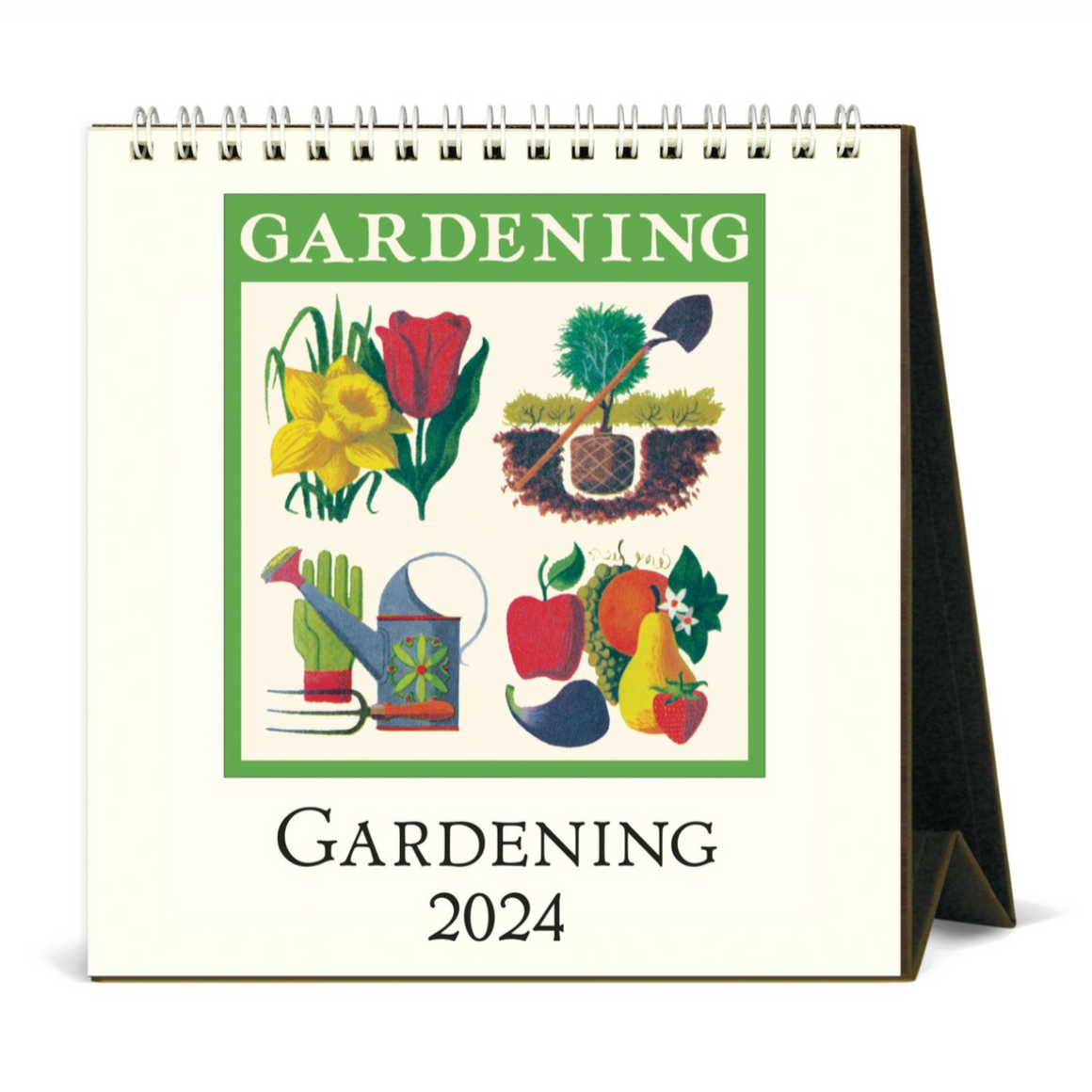 Gardening desk calendar