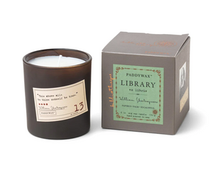 Shakespeare Library Candle