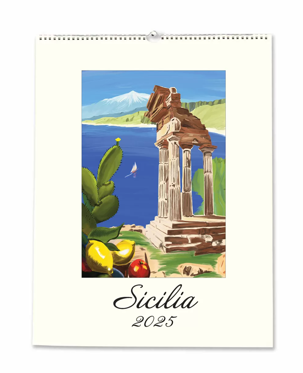 2025 Medium Art Calendar -Sicilia