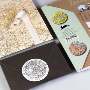 Label and Sticker Book - Historical Maps