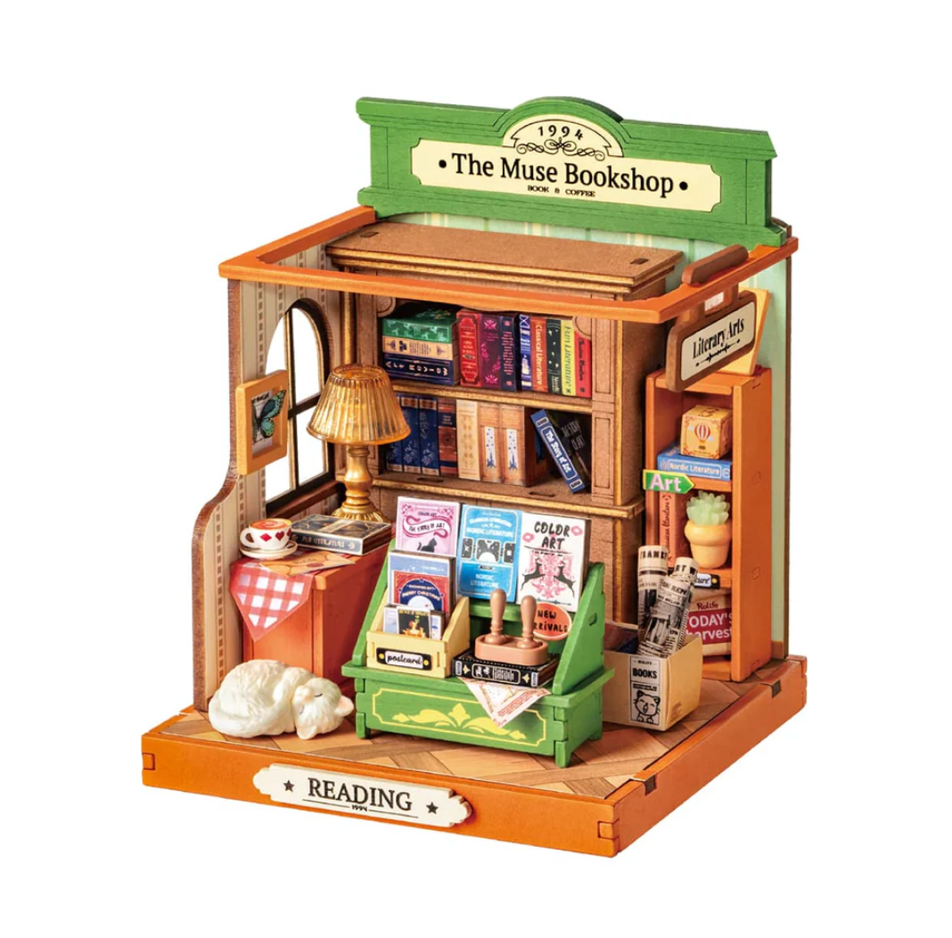 DIY Miniature House - Muse Bookshop