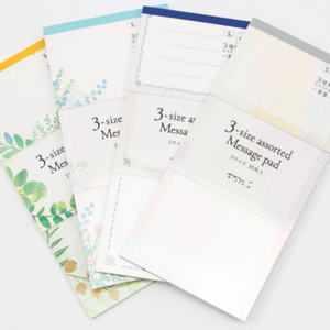 3 Size Assorted Message Pad