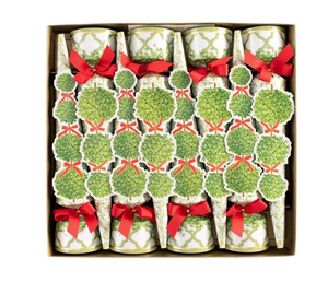 Christmas Topiaries Luxury Crackers