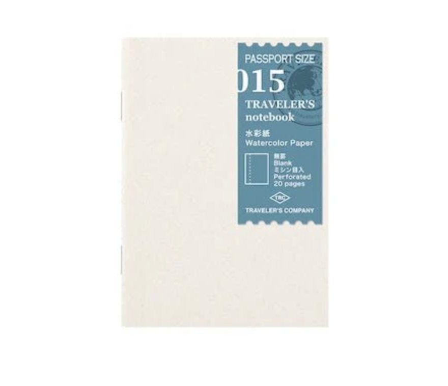 Traveler's Notebook Passport Refill - Watercolour Paper 015