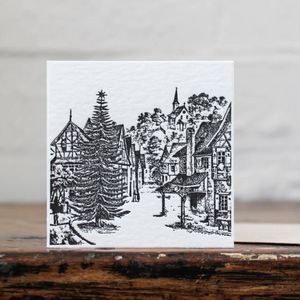 Letterpress Christmas Notecards - Scenes