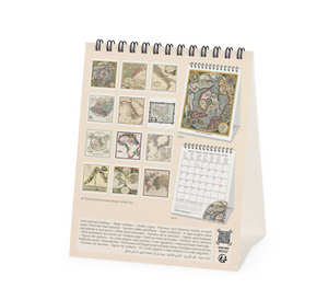 2025 Desk Calendar - Vintage Maps