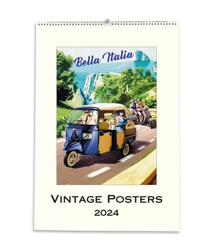 2024 Large Art Calendar - Vintage Posters