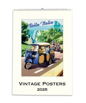 2025 Large Art Calendar - Vintage Posters