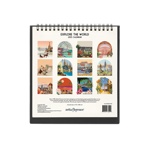 2025 Desk Calendar - Explore the World