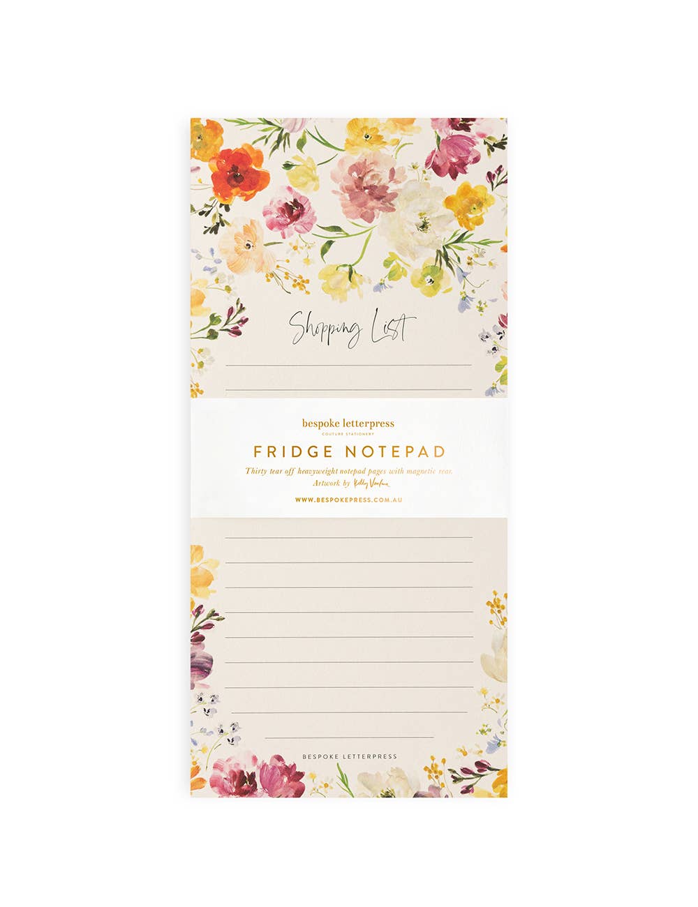 Ranunculus Shopping List  DL Notepad