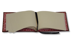 Full Leather Signature Book- Chestnut