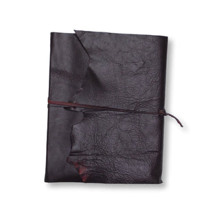 Chocolate leather wrap style photo album