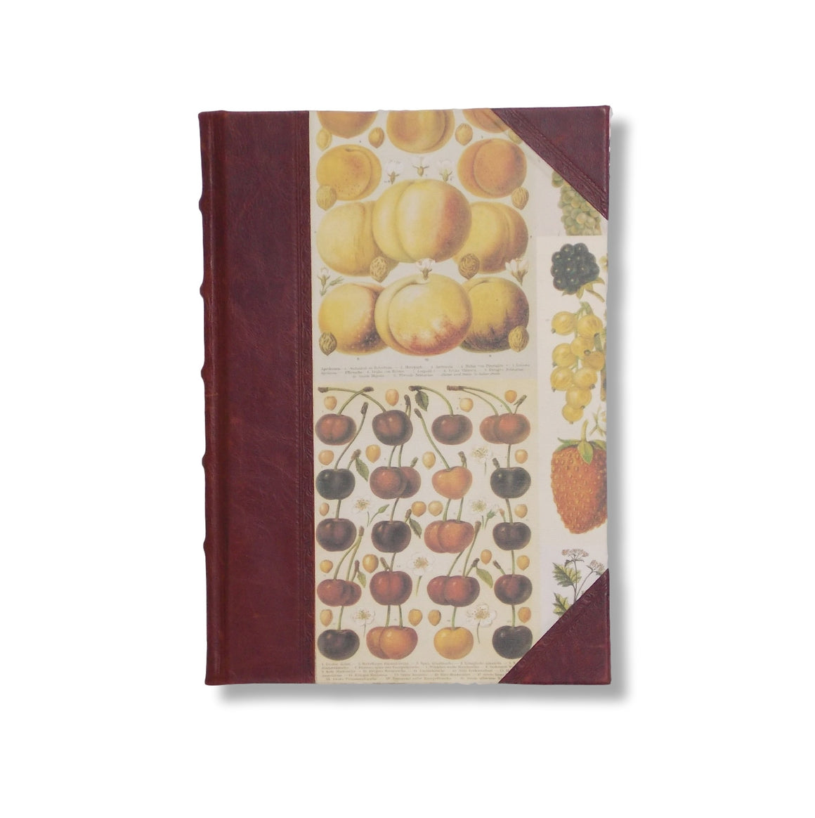 Recipe book with decorative paper sides