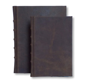 Large and small Italian Goatskin journal