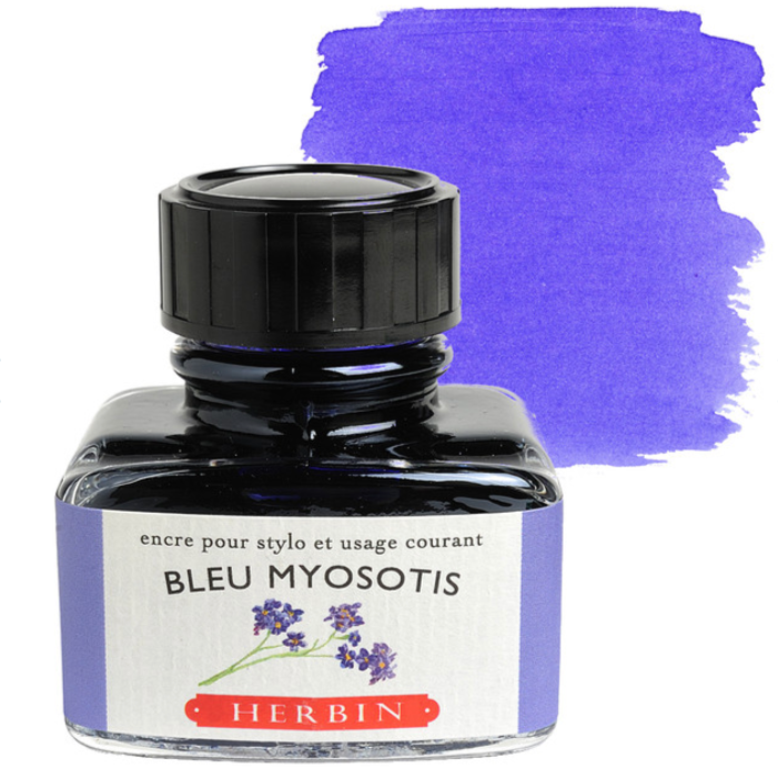 J.Herbin - Fountain Pen Ink - Lavender Blue (Bleu Myosotis) : 30ml