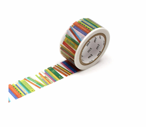 Books Wide Roll Washi Tape