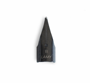 Lamy Stainless Steel Black Nib - Broad