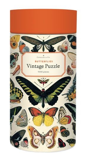 Vintage Puzzle - Butterflies