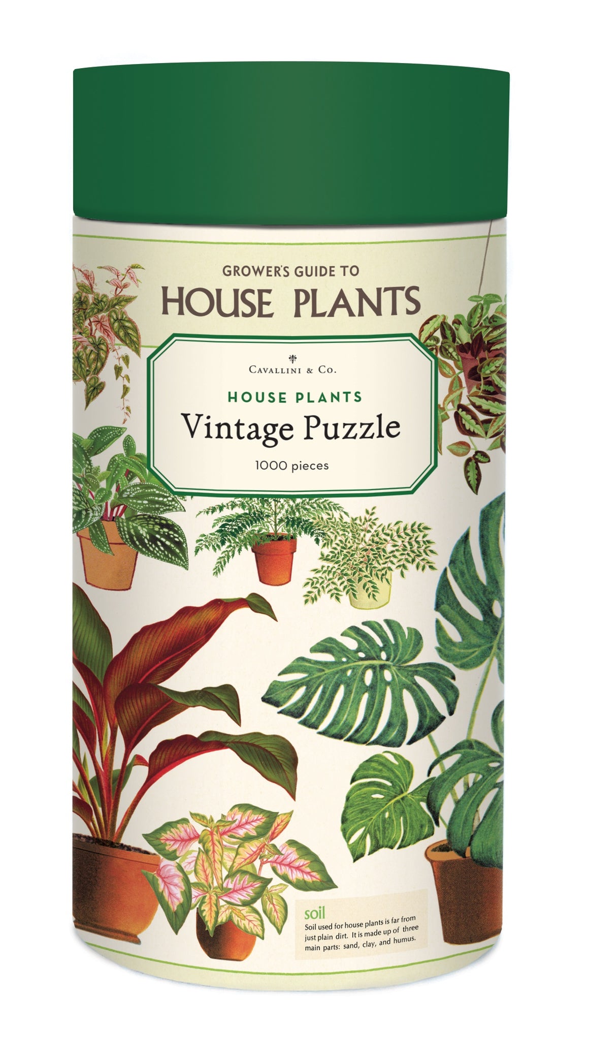 Vintage Puzzle - House Plants