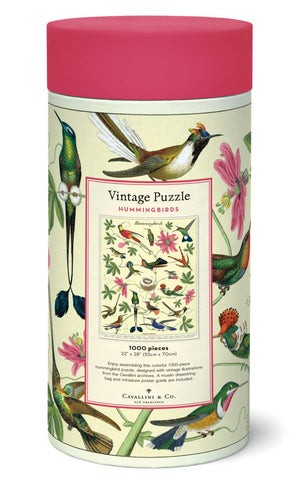 Vintage Puzzle - Hummingbird