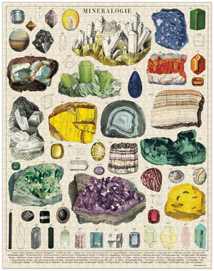 Vintage Puzzle - Mineralogy