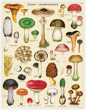 Vintage Puzzle - Mushrooms