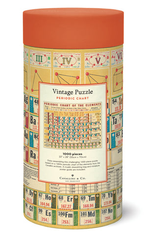 Vintage Puzzle - Periodic Chart