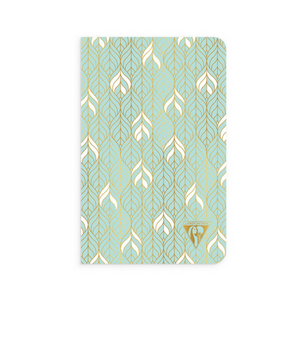 Neo Deco Collection - Sewn Spine Notebook - Sea Green