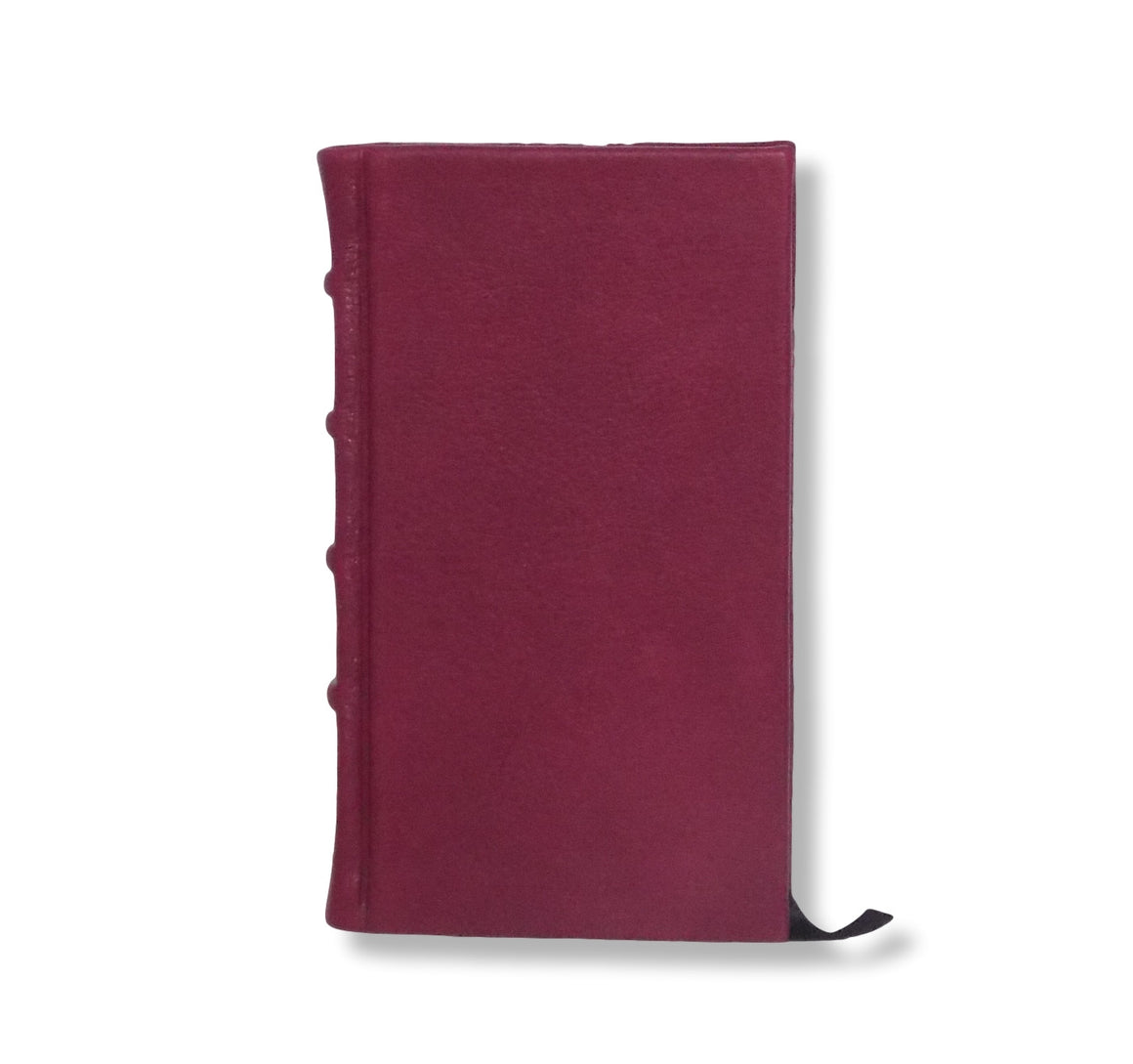 Full Crimson Leather Slimline Journal